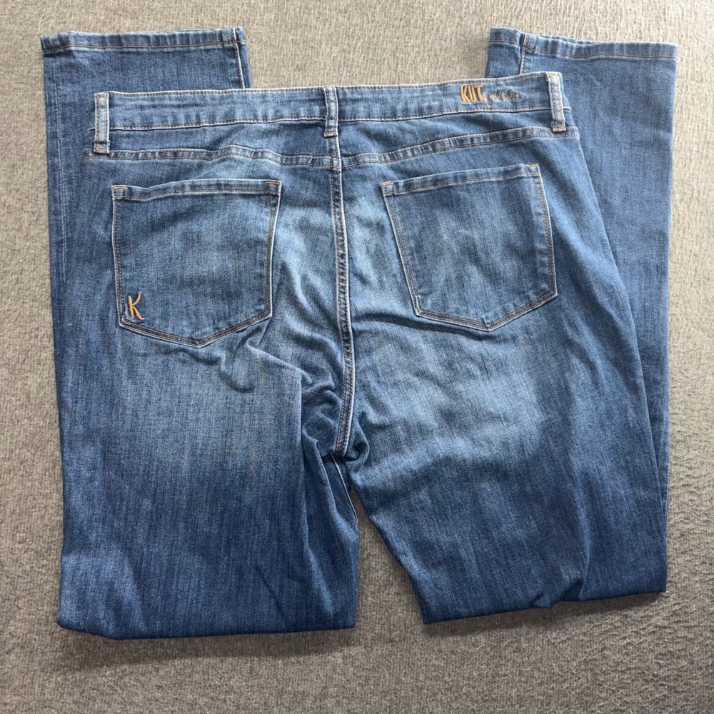 Kut from the Kloth Carrie Boyfriend Jeans Medium Wash Size 14 Denim Pants